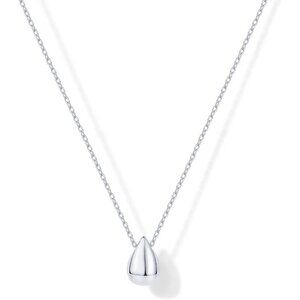 ⚡Silver 14K Gold Plated Pear Pendant Necklace for Women teardrop necklace